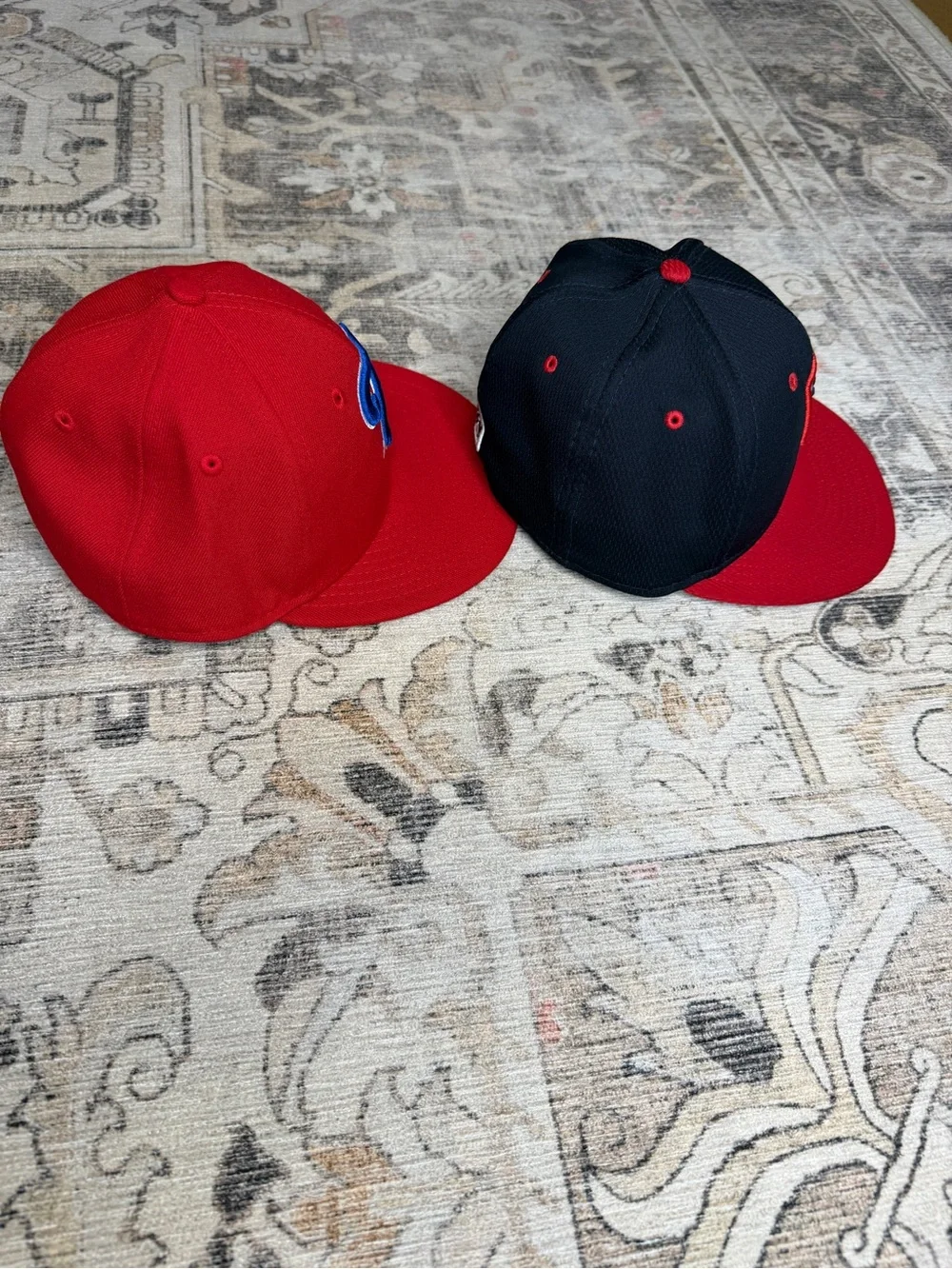 Minor League Fitted flat bill hats